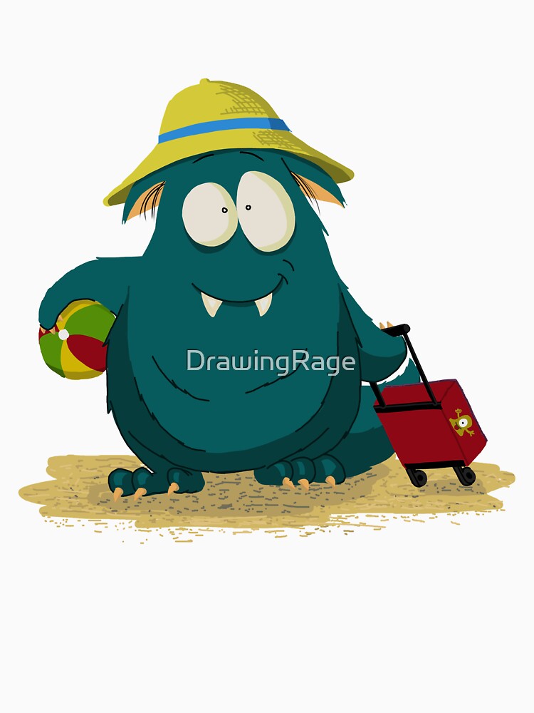 Crok goes on vacation by DrawingRage