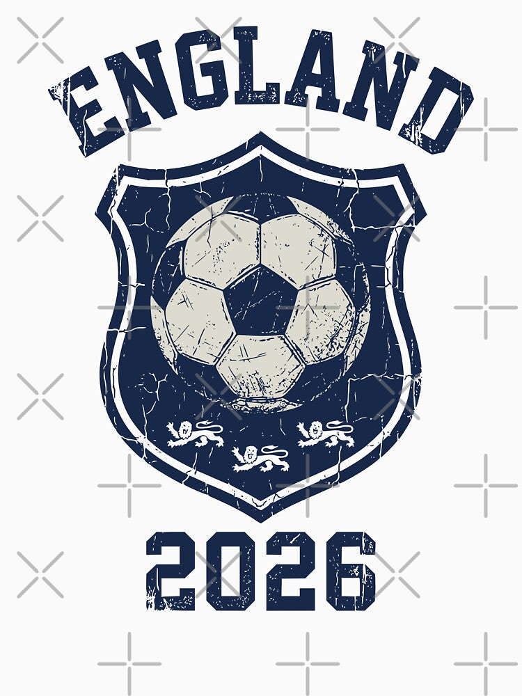 Vintage England 2026 Soccer Fan Sports Graphic by Imaginationbeyond