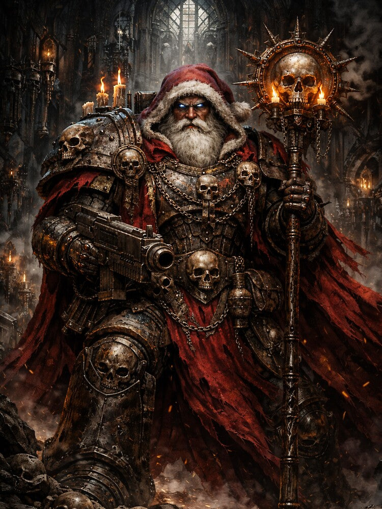 Grimdark Santa: The Yuletide Inquisitor by BadaBingBear
