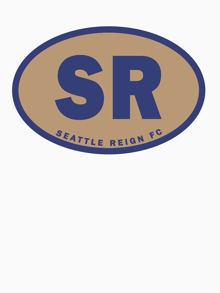 Seattle Reign FC Colorful Classic Oval by HBStickerworks