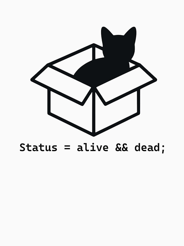 Schrodinger Cat Programming Logic Joke by Code  Monkeys