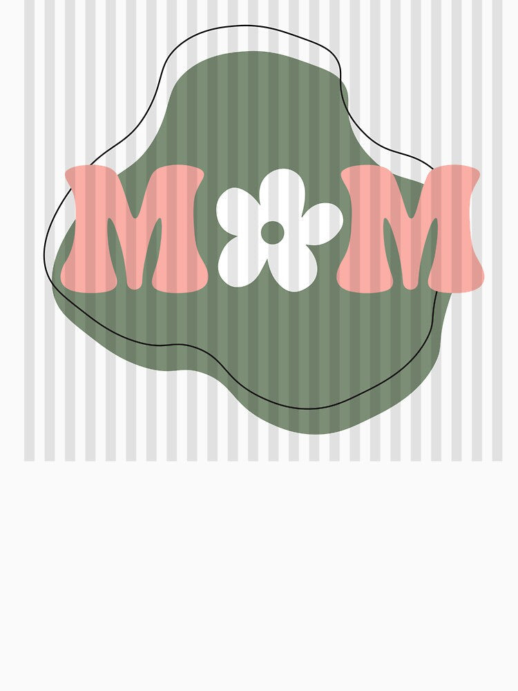 Vintage Mom with flower by VibeyMama