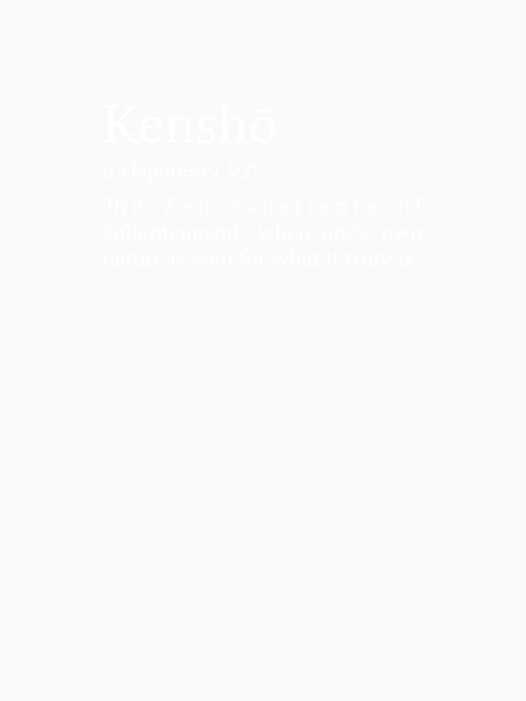 Kensho Definition (Japanese) by Jamila Benito