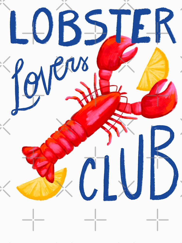 Lobster Lovers Club - Coastal Aesthetic by DafneDStudio
