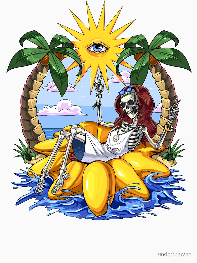 Hippie Skeleton Summer by underheaven