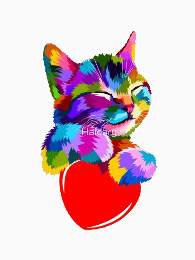 Tropical Colourful Cat Lover by Haidary