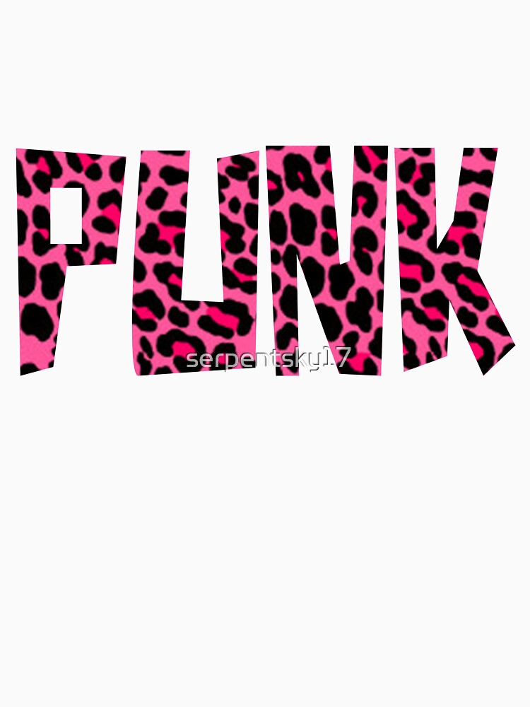 Pink Leopard Print Punk by SerpentSkyArts