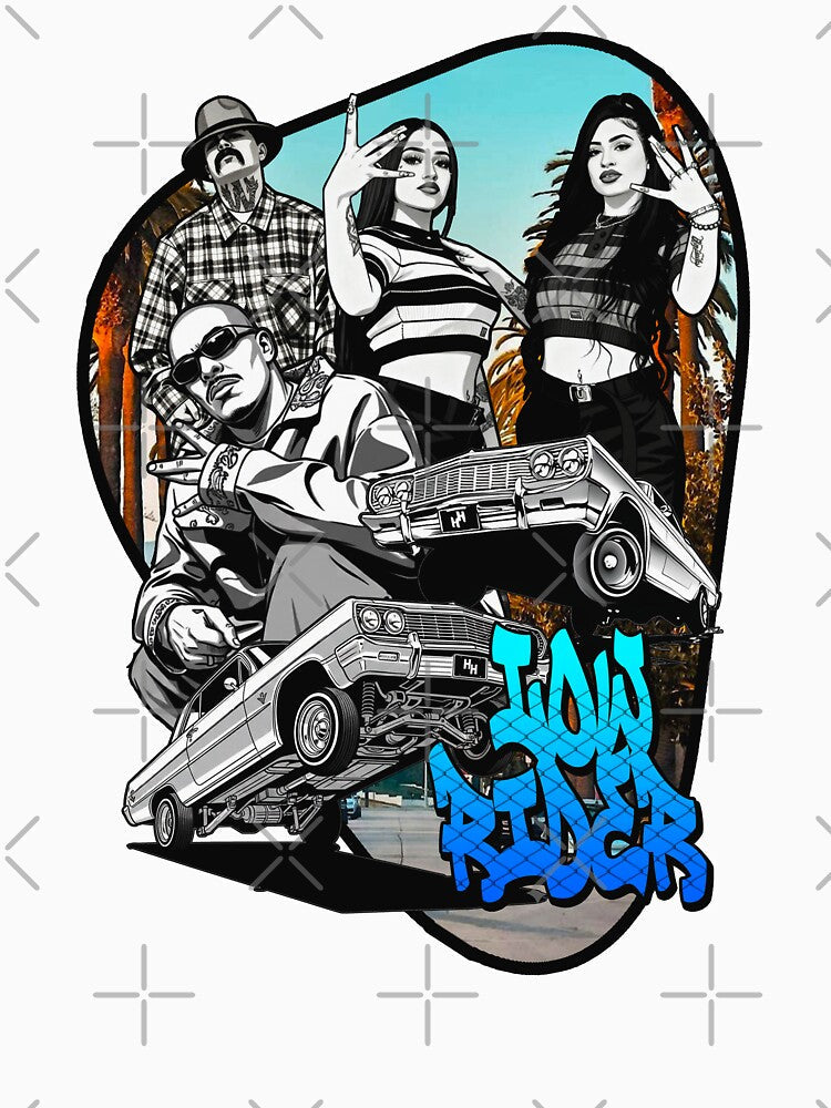 Low Rider Crew – Arte Urbana Chicana Streetwear by Topoartispp