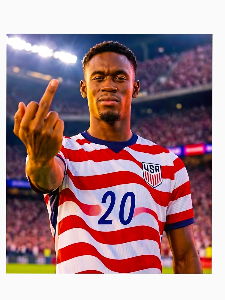 Folarin Balogun middle finger United States by AlejandroRay