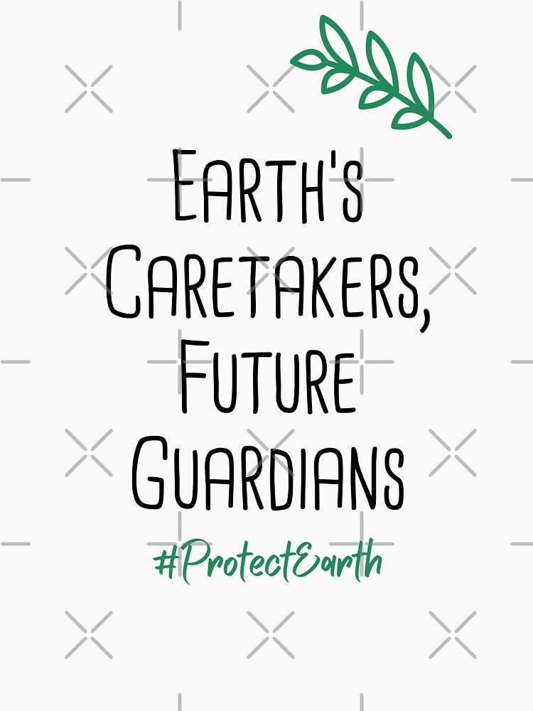 Earth's Caretakers, Future Guardians Environmental Protection Positive Quote by FemiBiutti