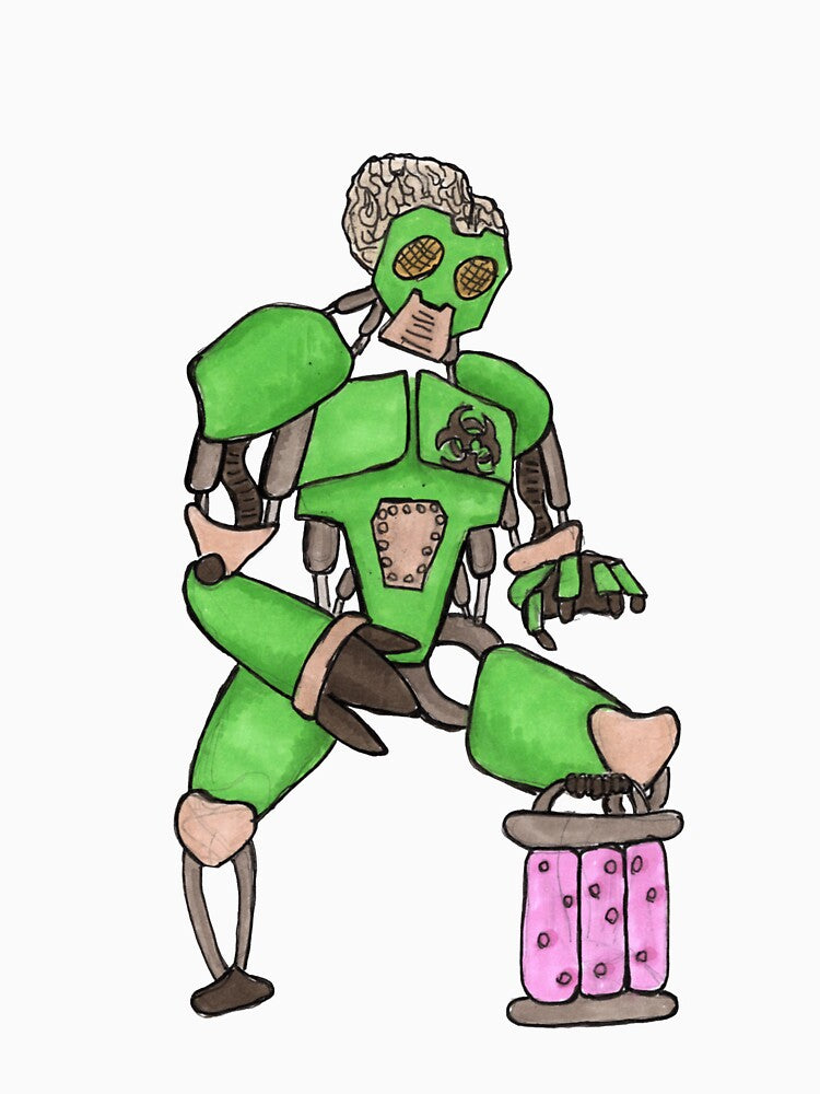 Toxic Core – Biohazard Robot by McKee Designs