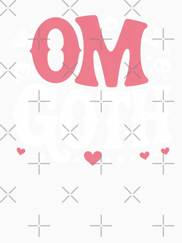 OMGoth Funny Kawaii Goth Gift for Pastel Goth Lovers by Say It With Ink