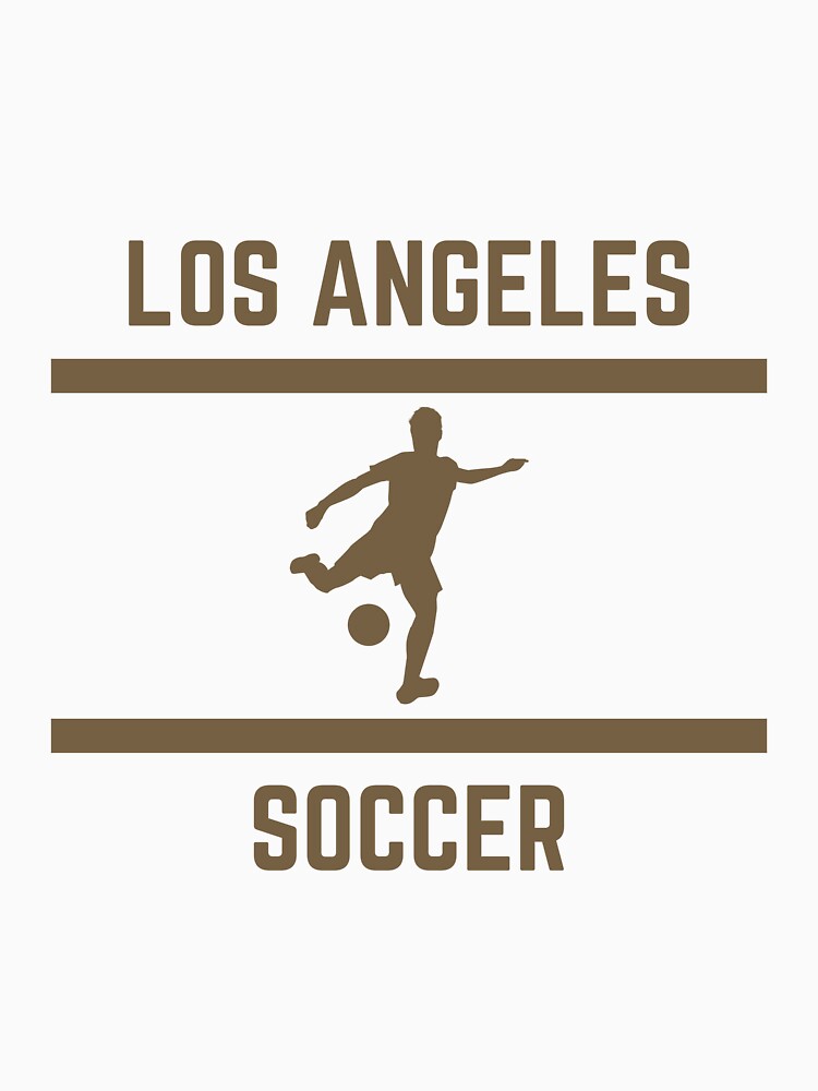 Gold Color Los Angeles Soccer by IssaraStudio