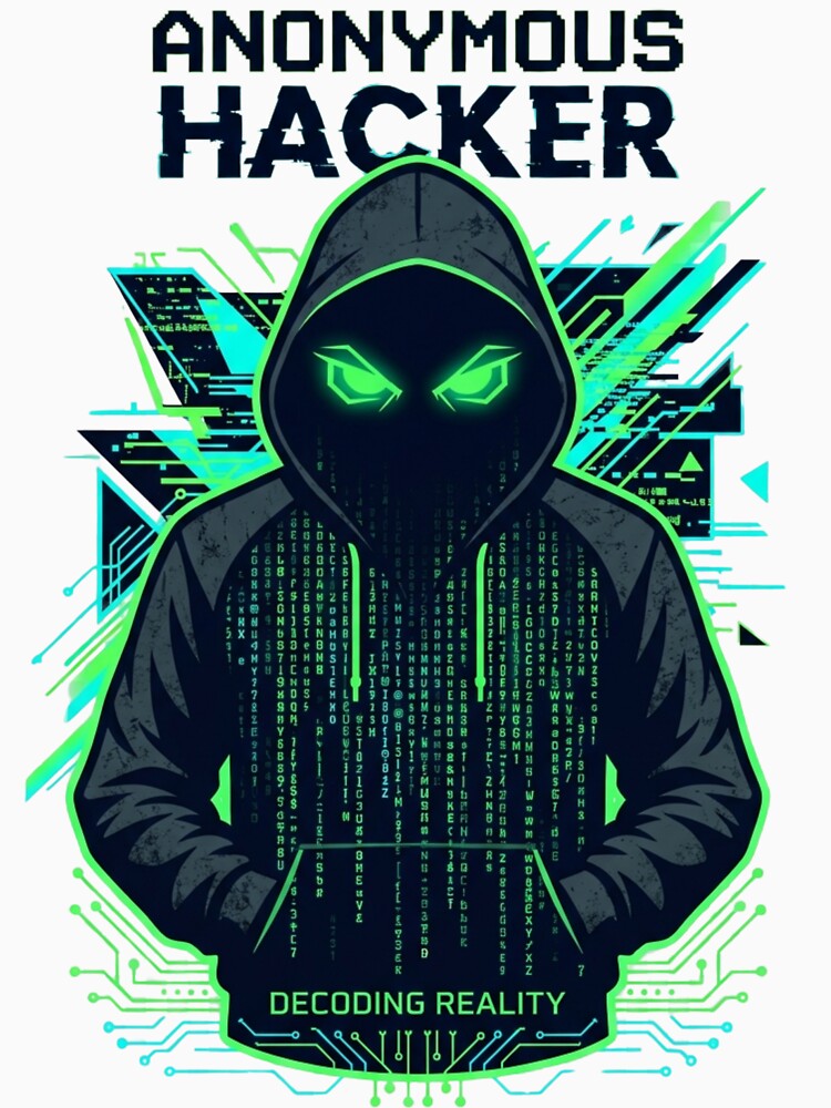 Cyber Ghost  Hacker Anonymous Shirt by KurtByteStudio