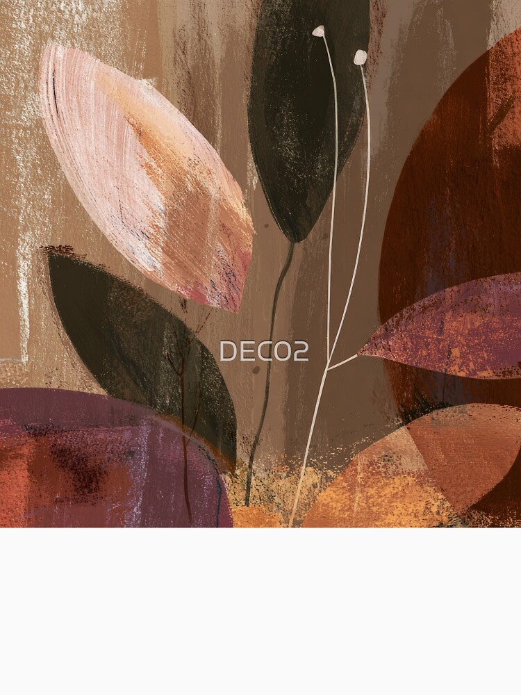 Boho Chic Spicy Cinnamon Earth Tones Abstract Designs by DEC02