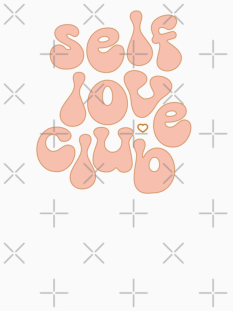 Self Love Club Groovy Affirmation by bykirstco
