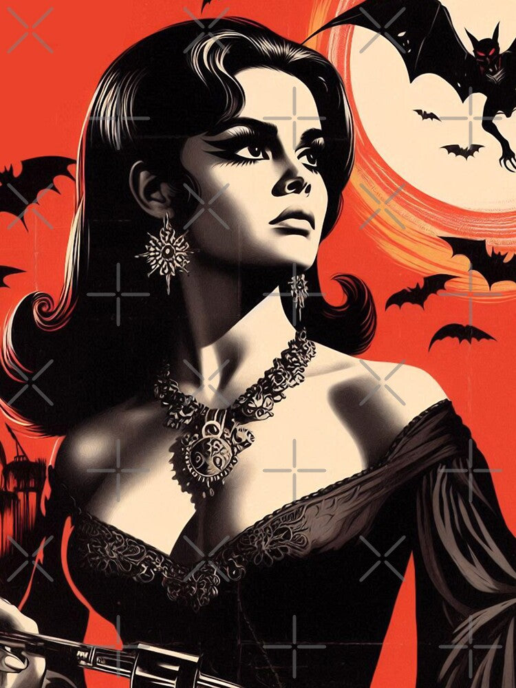 Vintage Goth Woman by PulpVintage