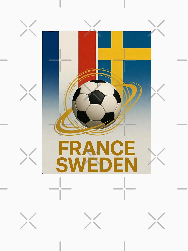 France vs Sweden Soccer 2026 | Football Match Poster by Nexus Space