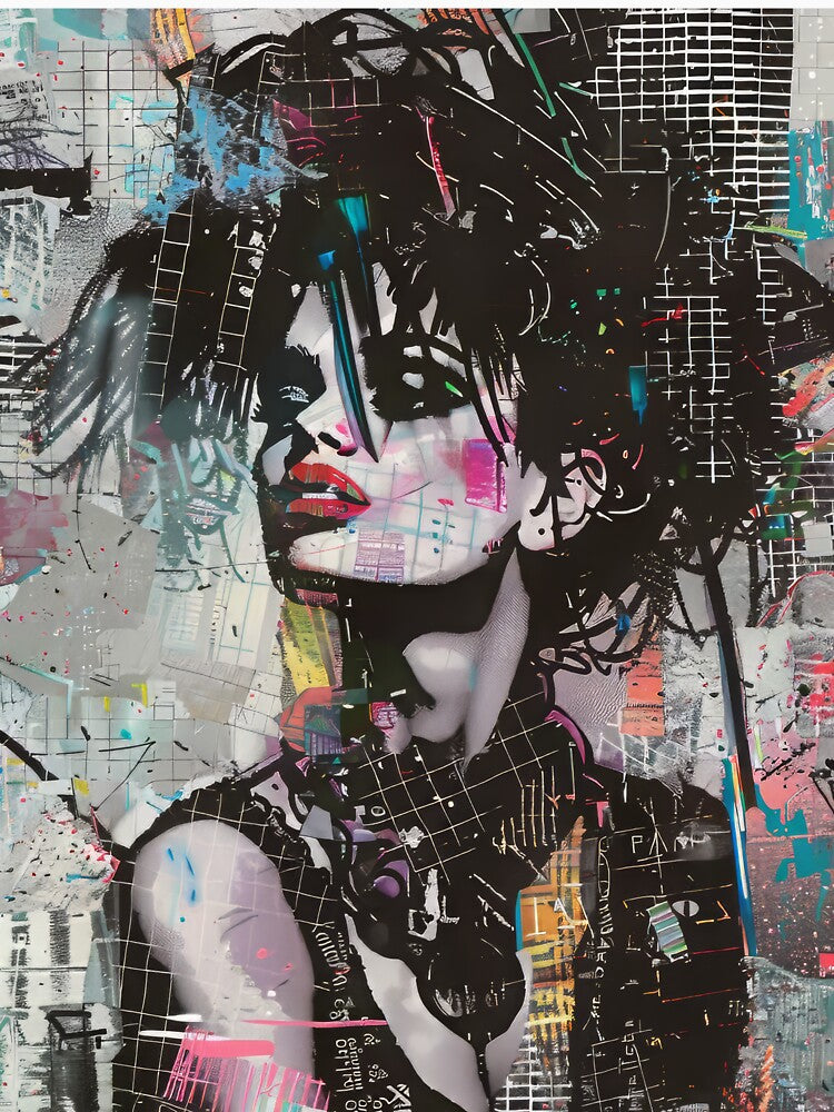 Pointillistic Punk Fusion by Retro Type