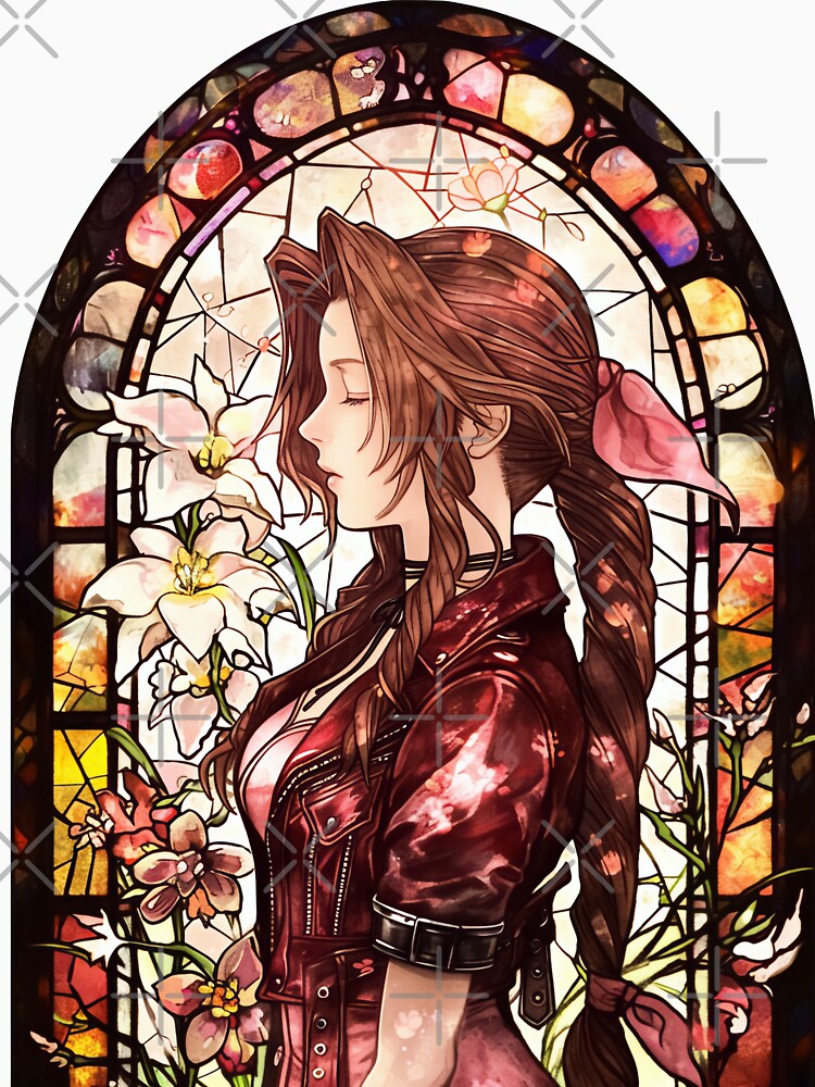 Stained Glass Aerith by SchellStation