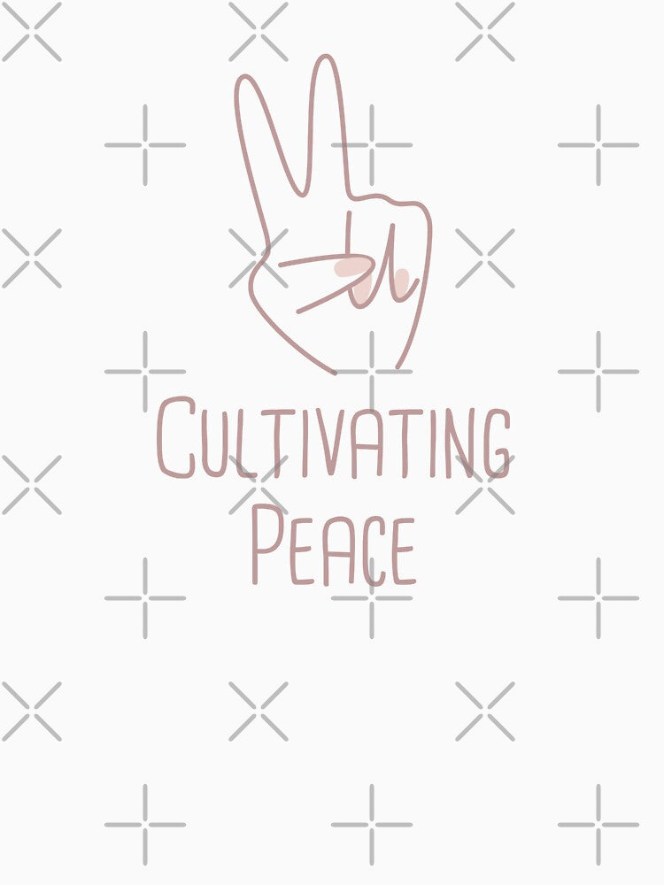 Cultivating Peace Peace Building Positive Phrase by FemiBiutti