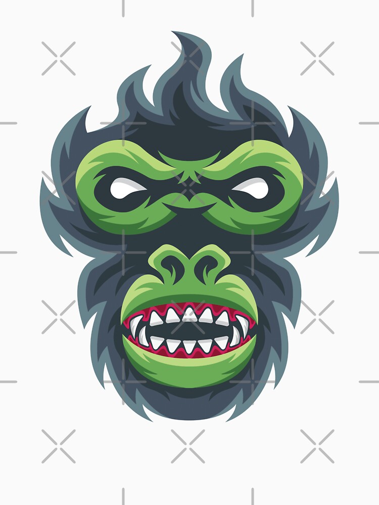 Cool Gorilla Head by Prince - Bestseller ★★★★★