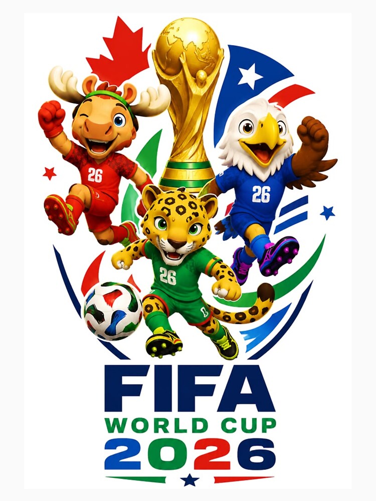 World Cup 2026 United Soccer Art - USA Mexico Canada Football by koringaFTS