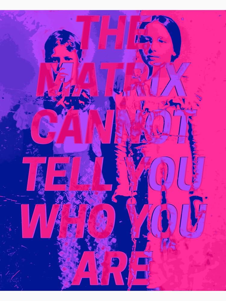 The Matrix Cannot Tell You Who You Are (Bisexual) by MaeStickerStar