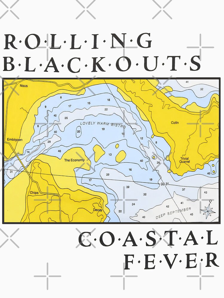 Rolling Blackouts Coastal Fever Map by That-Indie-Guy