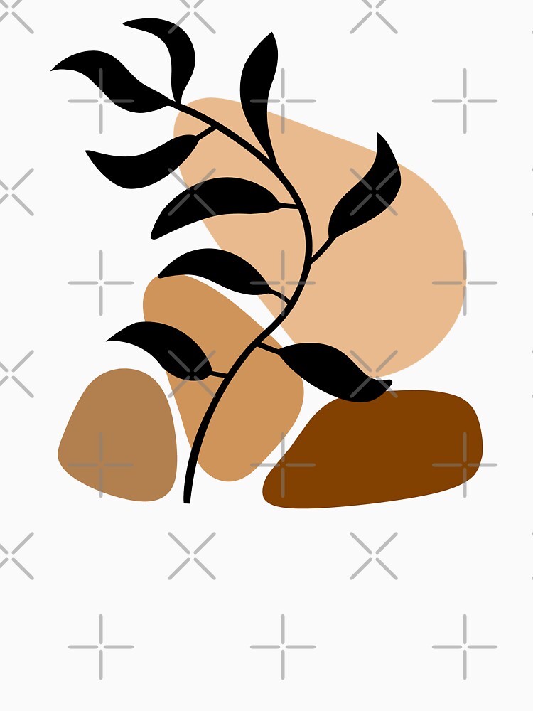 Chocolate Brown Boho Design by Sartoris Art