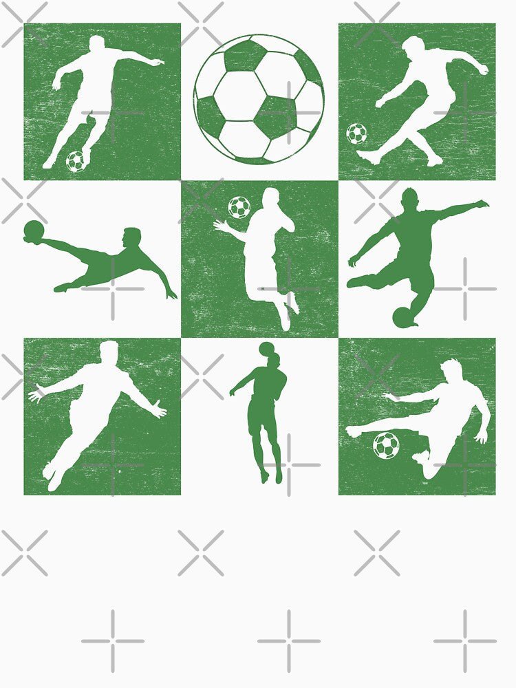 Men's Soccer / Football Green by Primroaddesigns