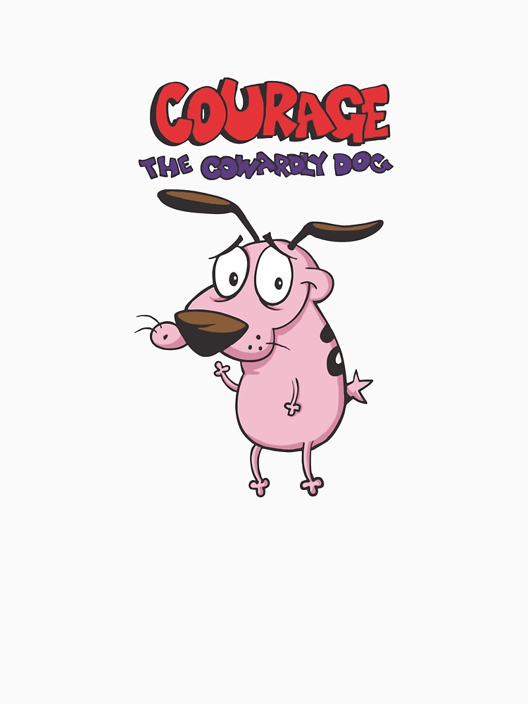 Classic Courage the Cowardly Dog Standing Pose by zchikar
