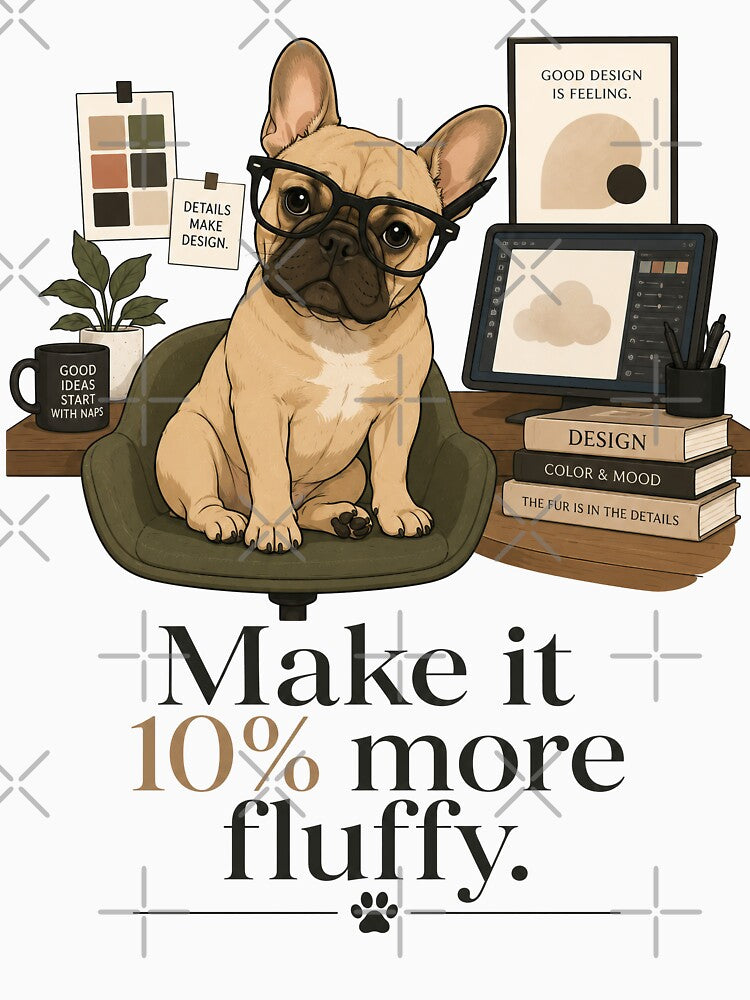 Make It 10 Percent More Fluffy Designer Dog by Inspirahawke