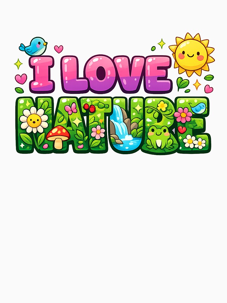 I Love Nature Kawaii by redsharkuk