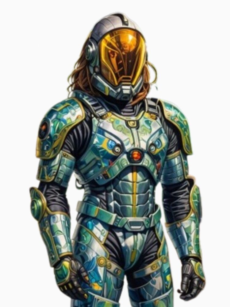 Cyberpunk Astronaut – Built to Remember by Yelter