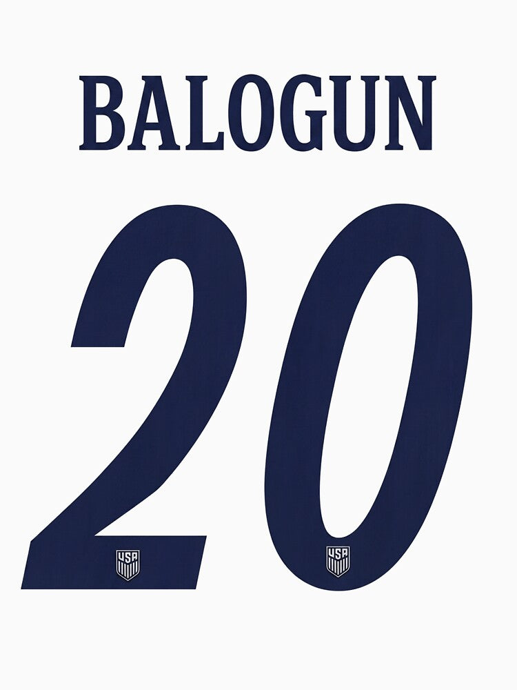 Folarin Balogun #20 USA Soccer by AlejandroRay