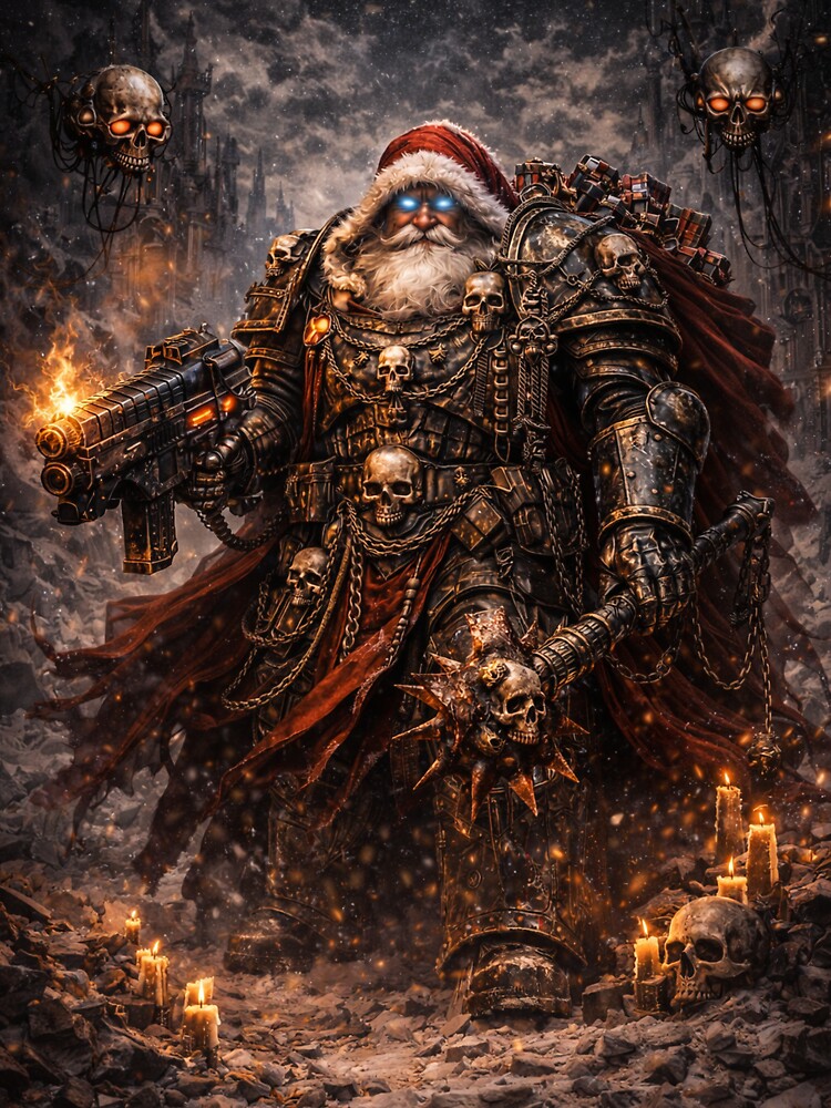 Santa Inquisitor - Grim Dark by BadaBingBear