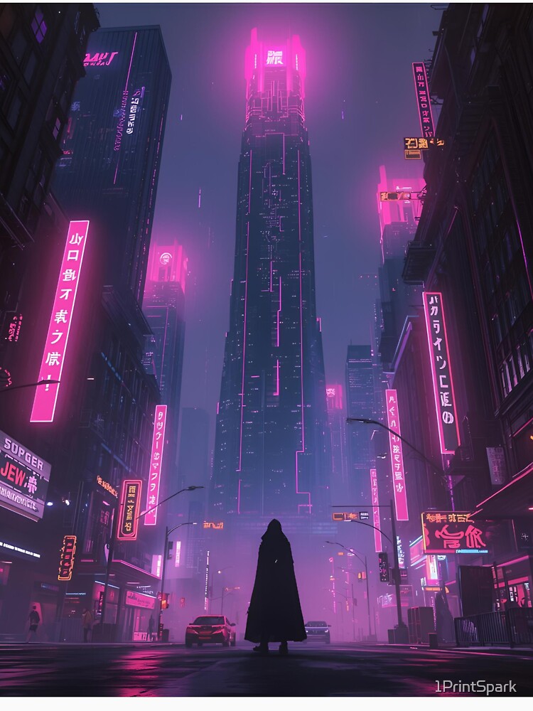 Futuristic Cyberpunk Vibes by 1PrintSpark