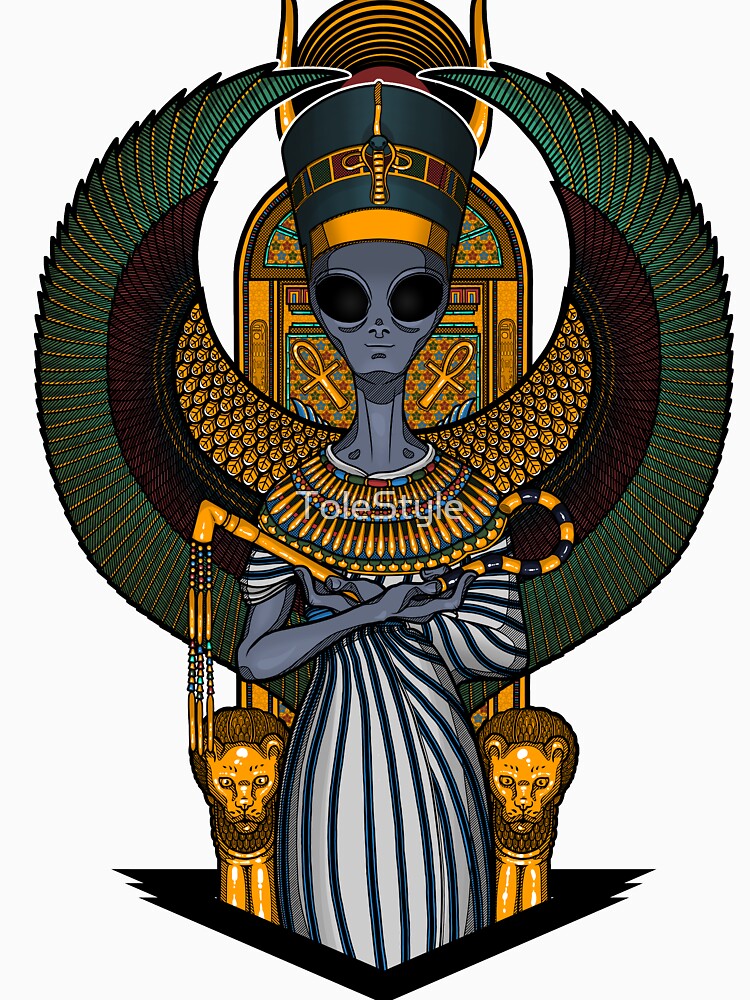 The alien Nefertiti - Color version by ToleStyle