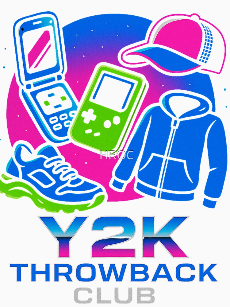 Y2K Throwback Club - Retro 2000s Nostalgia Aesthetic by HROC