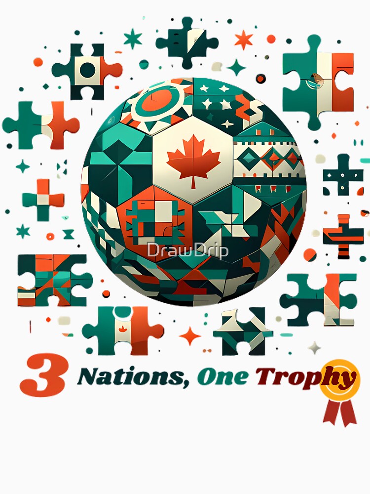 World Cup 2026 Unity Puzzle Three Nations by DrawDrip