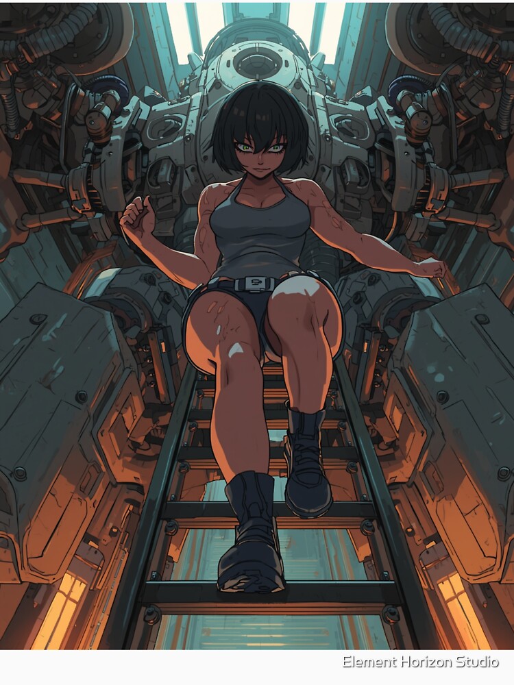 Mech Pilot Descending Into the Machine by Element Horizon Studio