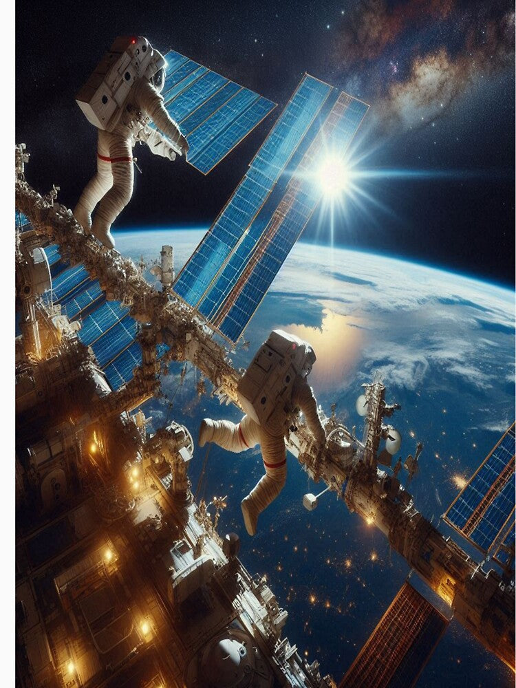 ASTRONAUTS ON ISS 3 by MajesticPx