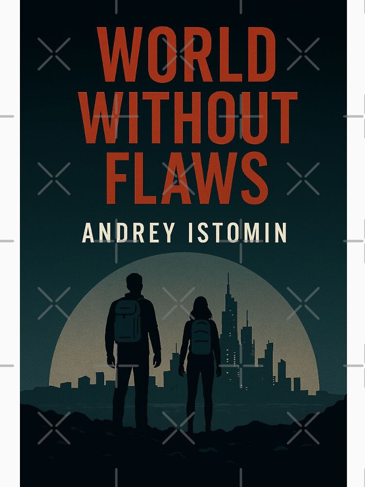 World Without Flaws Cover Design Dystopian Sci-Fi Series by Elizarfa