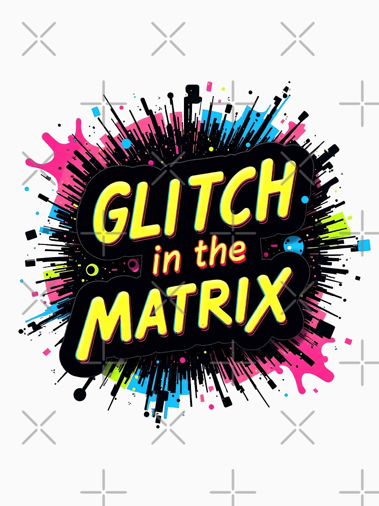Neon Art – Glitch in the Digital Matrix by ArtCreator2023