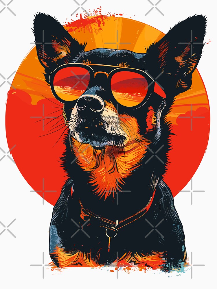 Cute Lancashire Heeler Summer by Sitchko