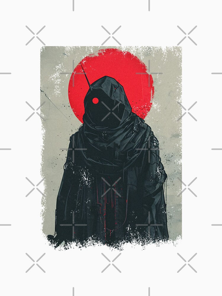 Dark Sci-Fi Wanderer | Cyberpunk Dystopia Art by Art Happens