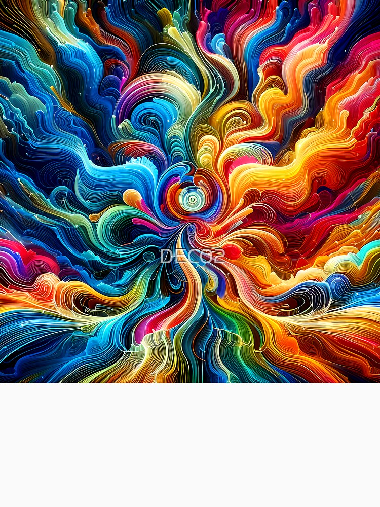 Retro 1960's Hippie Psychedelic Fantasy Colorful Vibrant Designs by DEC02