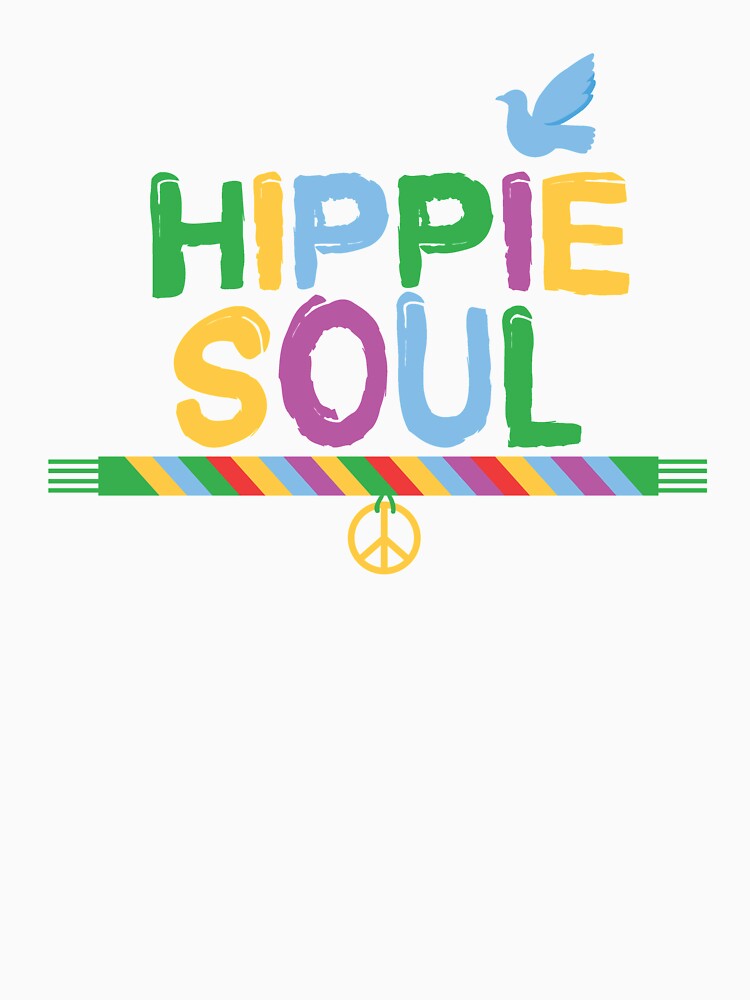 Hippie Soul Funny Hippie Freedom Lifestyle gift by patroart