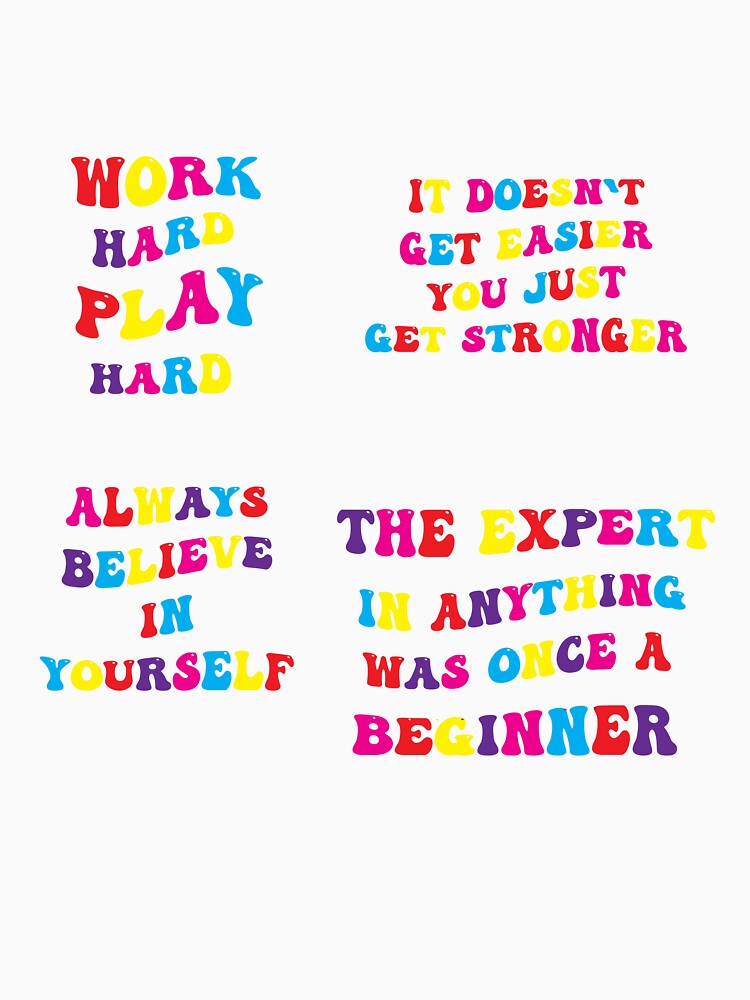Sticker Pack For Laptops For Motivation by PufnicaDesign